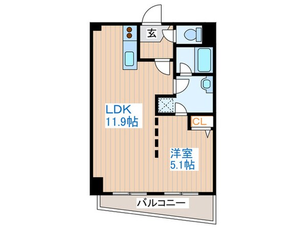 グランカーサ永山公園通 eastの物件間取画像